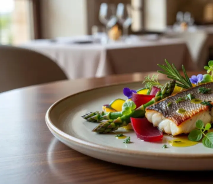 Sezonske lokalne namirnice pažljivo pripremljene za fine dining iskustvo.